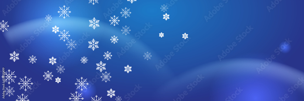 beautiful blue christmas banner with text space and winter snowflake snow element beautiful blue christmas banner with text space and winter snowflake snow element
