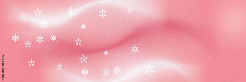 Red and white christmas wide banner with snowflake bokeh decoration. Winter banner with snowflake. Horizontal new year background, headers, posters, cards, website. Vector illustration Red and white christmas wide banner with snowflake bokeh decoration. Winter banner with snowflake. Horizontal new year background, headers, posters, cards, website. Vector illustration