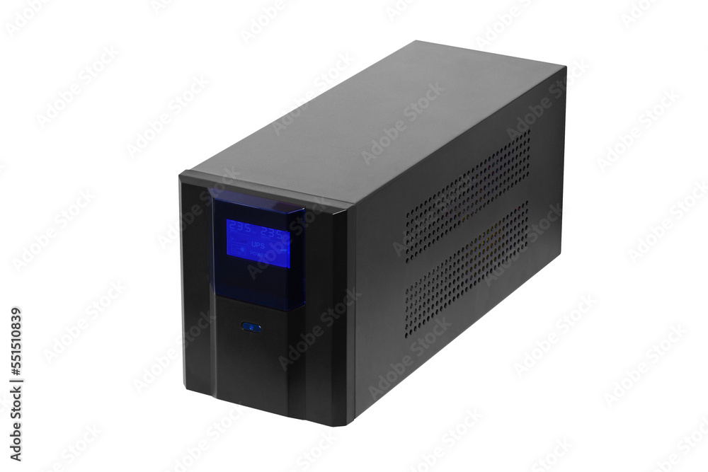 Uninterruptible power supply (UPS) on a transparent background Uninterruptible power supply (UPS) on a transparent background