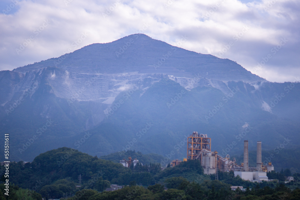 view of the mountains in Japan