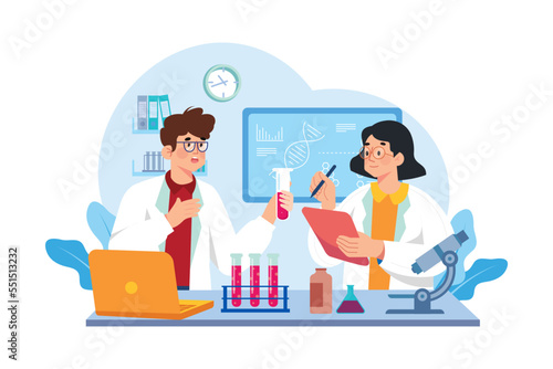 Medical Experts Working At The Lab © freeslab