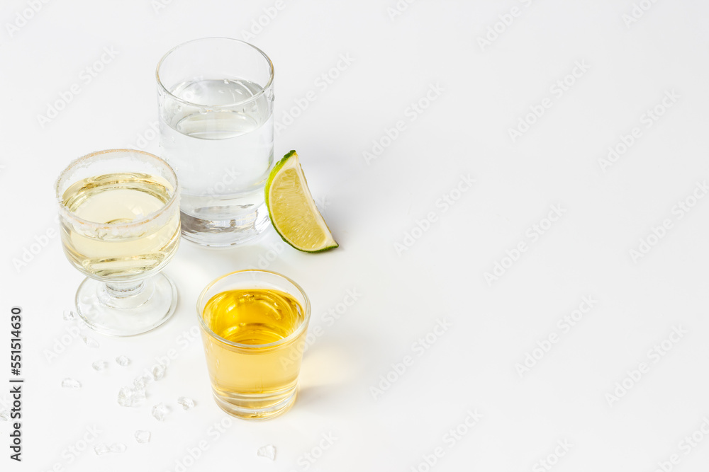 Strong alcohol set. Hard alcoholic drinks in glasses in assortment Strong alcohol set. Hard alcoholic drinks in glasses in assortment