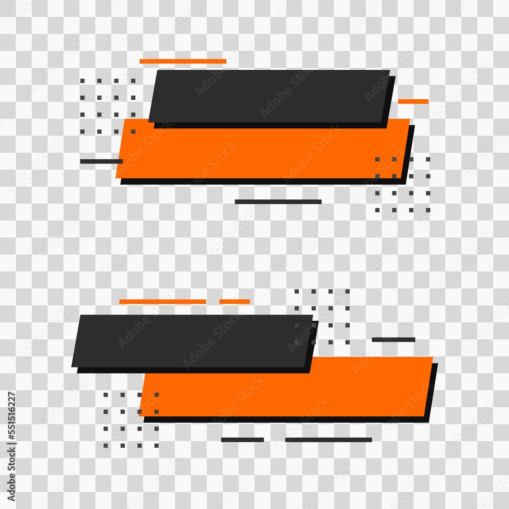 Black And Orange Sale Text Box Banner Collection Black And Orange Sale Text Box Banner Collection