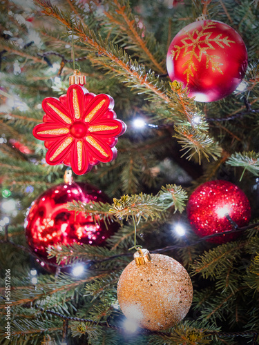 Church Christmas tree festival in Bicester, Oxfordshire. photo