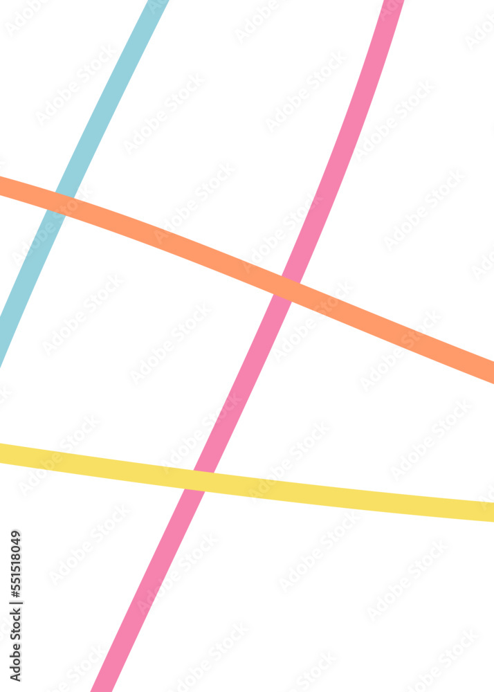 Pastel Playful Colourful Grid Lines Background 