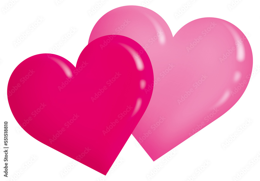 red hearts isolated red hearts isolated