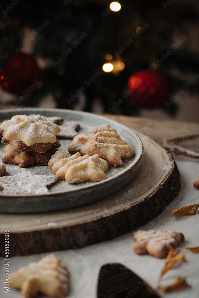 christmas cookies on a plate christmas cookies on a plate