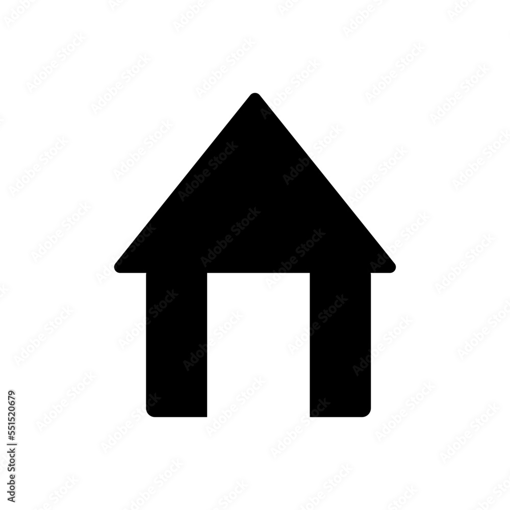 icon, house icon, home page, user page, main site page. On a transparent background. Use for the web, the Internet, for stories, as a logo or layout.