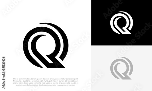 letter Q initial logo design vector