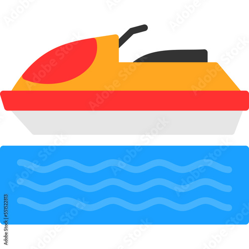 Jet Skiing Icon