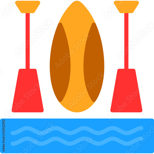 Paddleboarding Icon