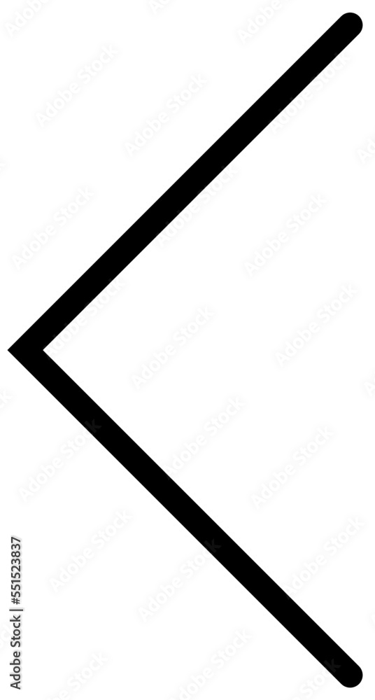 Obraz premium Black arrow, left arrow, arrow, small arrow, arrow mark