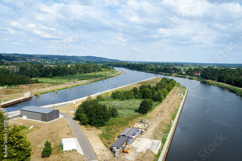 Wallpaper Mural Untere Zufahrt zum alte Schiffshebewerk Niederfinow in Brandenburg, Deutschland Torontodigital.ca