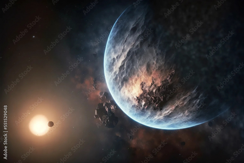 Obraz premium planet in space