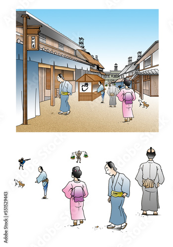 江戸の町,人,生活