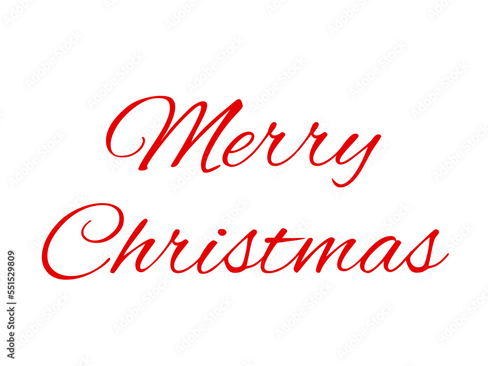 merry christmas red hand lettering inscription for winter holiday design, calligraphy vector illustration merry christmas red hand lettering inscription for winter holiday design, calligraphy vector illustration