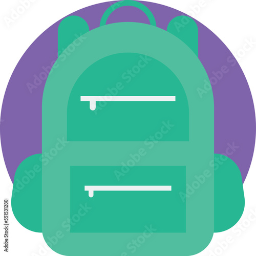 Study bag Vector Icon
