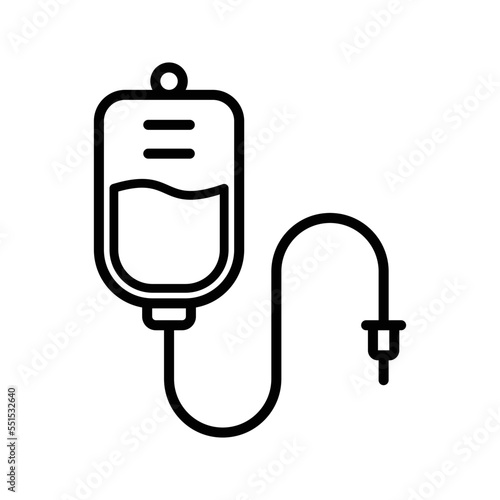 infuse - blood bag icon vector simple and modern