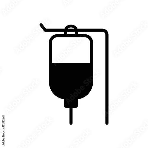 infuse - blood bag icon vector simple and modern