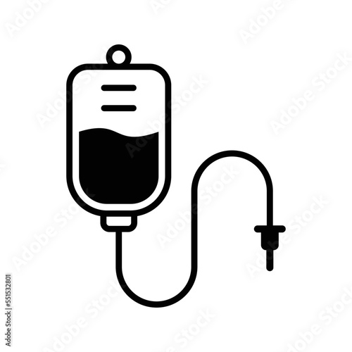 infuse - blood bag icon vector simple and modern