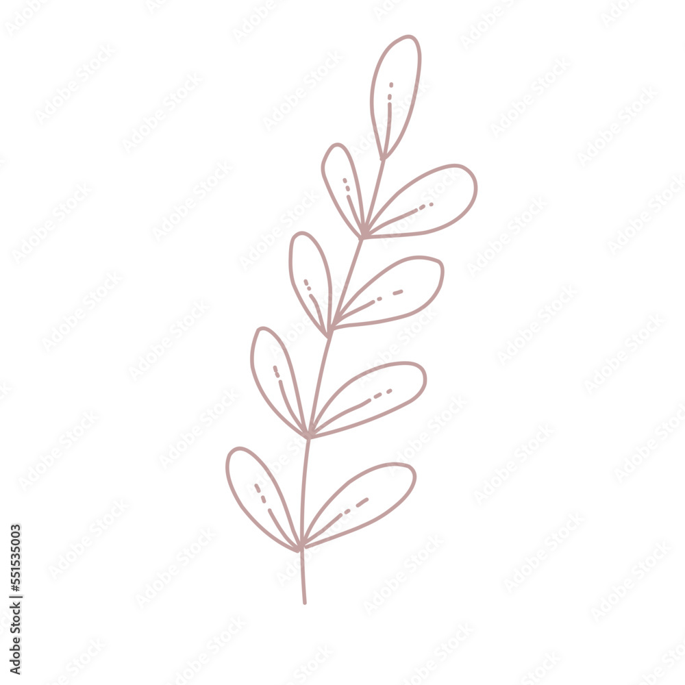 Leaf aesthetic art vector Leaf aesthetic art vector