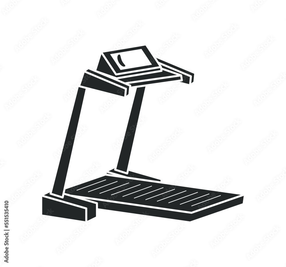 Fototapeta premium gym treadmill icon