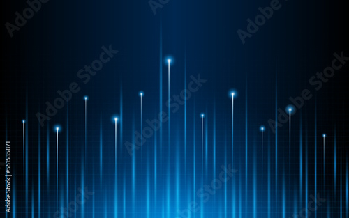 High speed wireless data connection technology. modern futuristic high speed technology background
