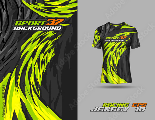 Tshirt sports grunge texture background for soccer jersey, downhill, cycling, football, gaming.