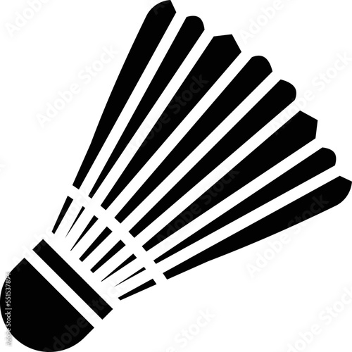 Shuttlecock Vector Icon
