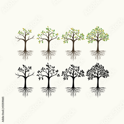 Tree logo vector
