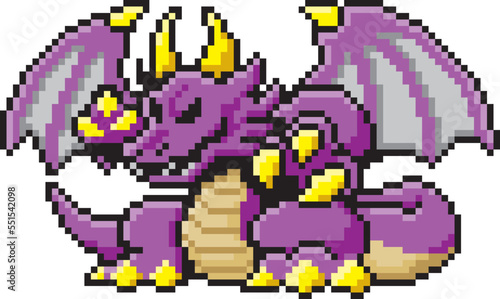 RPG風ドット絵　ドラゴン