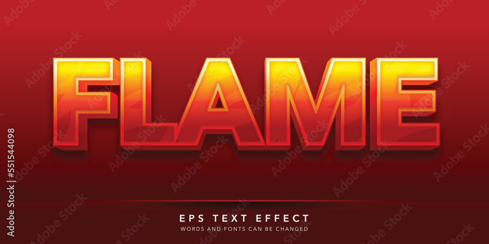 flame editable text effect flame editable text effect