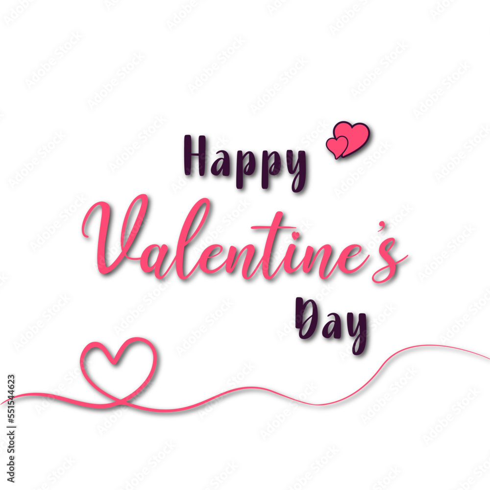 Happy Valentine's Day Valentine Social Banner Design