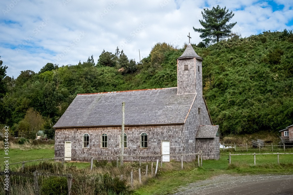 Nature and outdoors of Chile South America. Castro capital of the island of Chiloe Nature and outdoors of Chile South America. Castro capital of the island of Chiloe