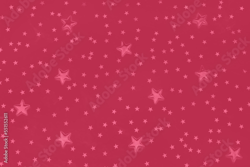 Abstract stars background, toned in trendy color of the year 2023 Viva