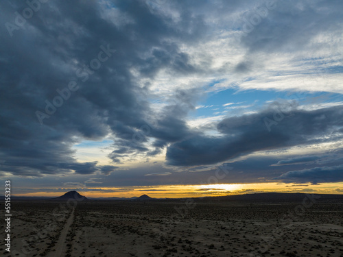 A Majestic Sunrise Illuminates the Mystique of the Mojave Desert