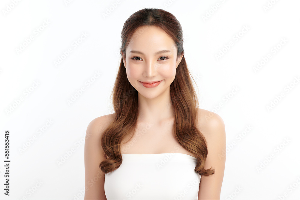 Beautiful young asian woman with clean fresh skin on white background, Face care, Facial treatment, Cosmetology, beauty and spa, Asian women portrait. Beautiful young asian woman with clean fresh skin on white background, Face care, Facial treatment, Cosmetology, beauty and spa, Asian women portrait.