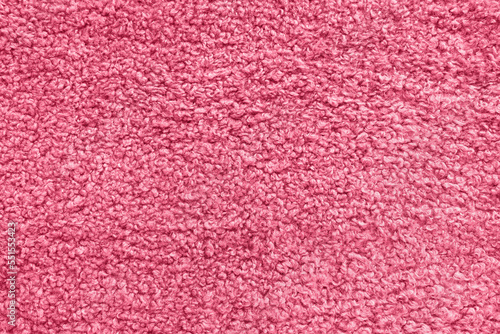 Fotografija Curly fleece plush throw or pillow case in color of the year 2023 Viva