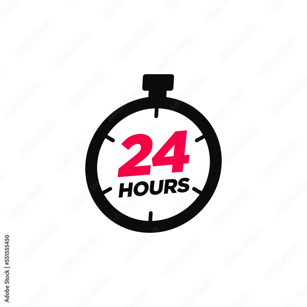 24 Hours Shipping Shopping Label 24 Hours Shipping Shopping Label