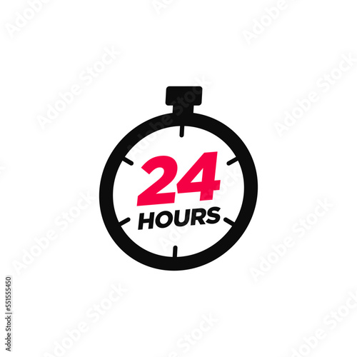 24 Hours Shipping Shopping Label