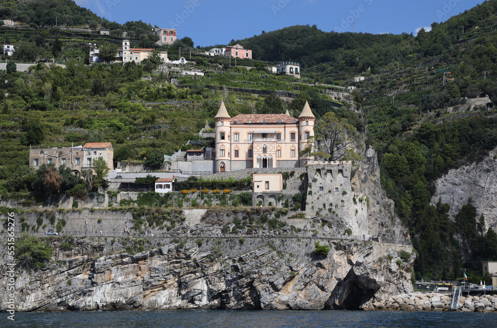 Amalfi Coast near the town of Minori, Italy