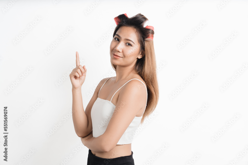 Beautiful asian woman female skin care healthy skin close up face beauty portrait isolated on white background. Beautiful asian woman female skin care healthy skin close up face beauty portrait isolated on white background.