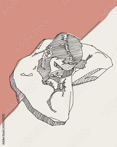 Sketchy vector illustration...