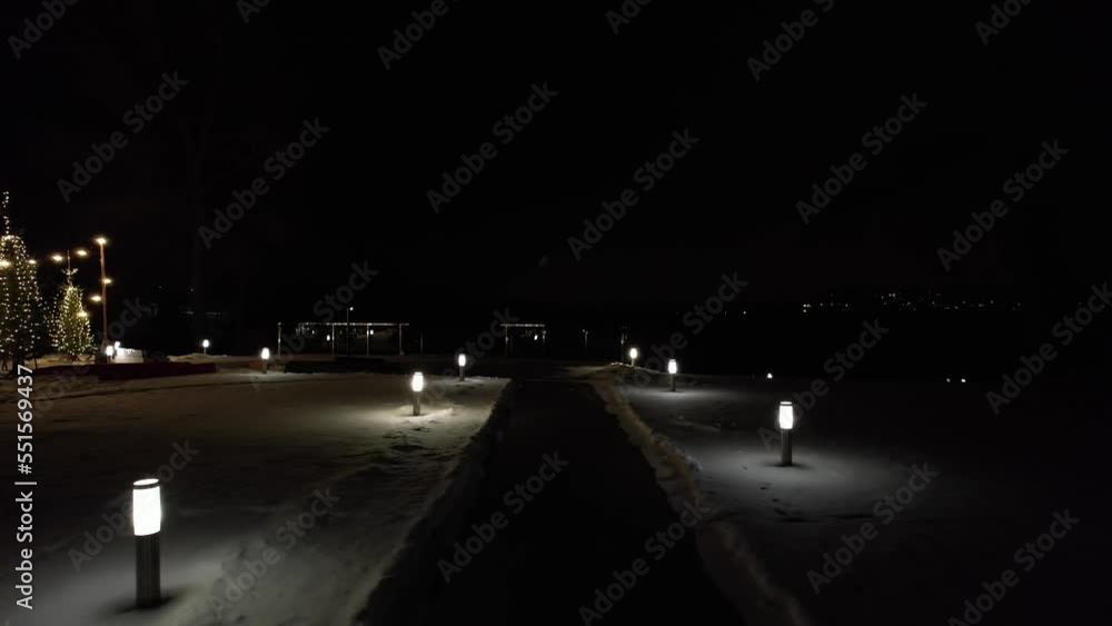 copter 4k a beautiful flight of light by a drone in the night copter 4k a beautiful flight of light by a drone in the night