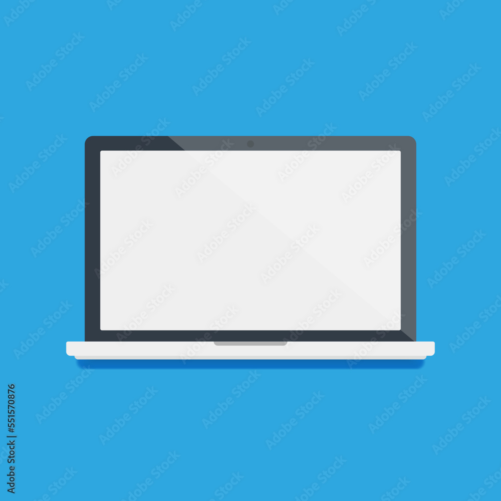 Laptop flat computer symbol vector icon illustration Laptop flat computer symbol vector icon illustration