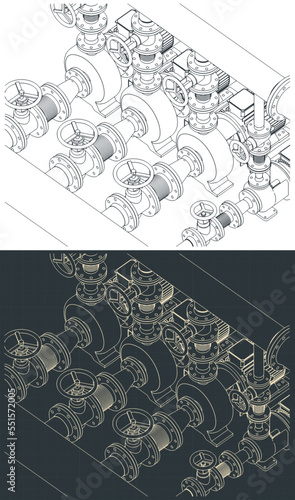 Pump station blueprints