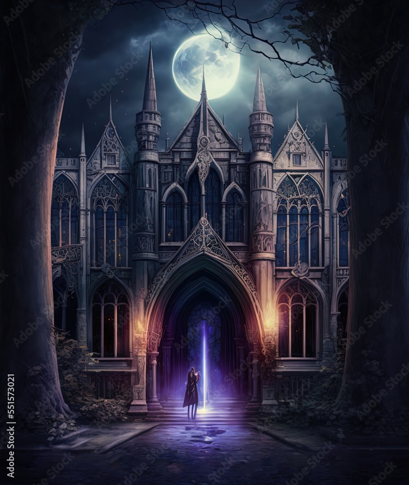 Fantasy academy. Gothic building. Great for urban fantasy, vampire and other stories. Fantasy academy. Gothic building. Great for urban fantasy, vampire and other stories.