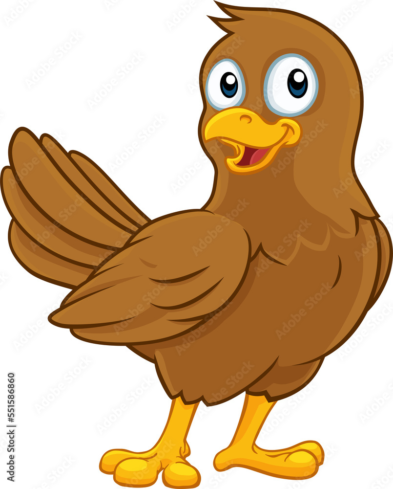 Cute Bird Cartoon Character Cute Bird Cartoon Character