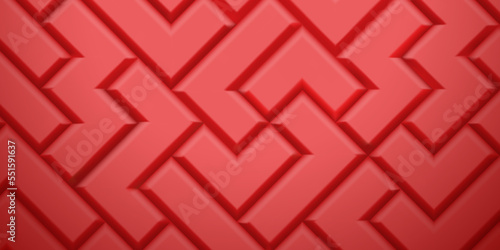 Abstract background made of tetris blocks in red colors