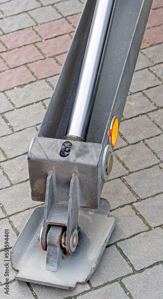 Fototapeta premium hydraulics crane support